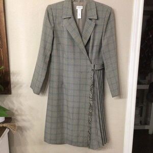 Liz Claiborne, wraparound Coat dress. Size 10 excellent shape.